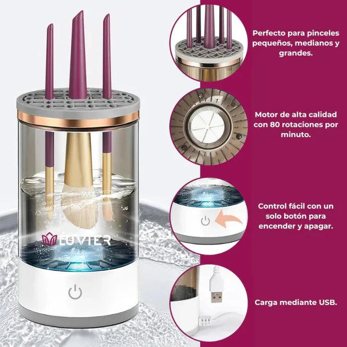BrushPure™ – Limpiador de pinceles | Elimina bacterias en segundos